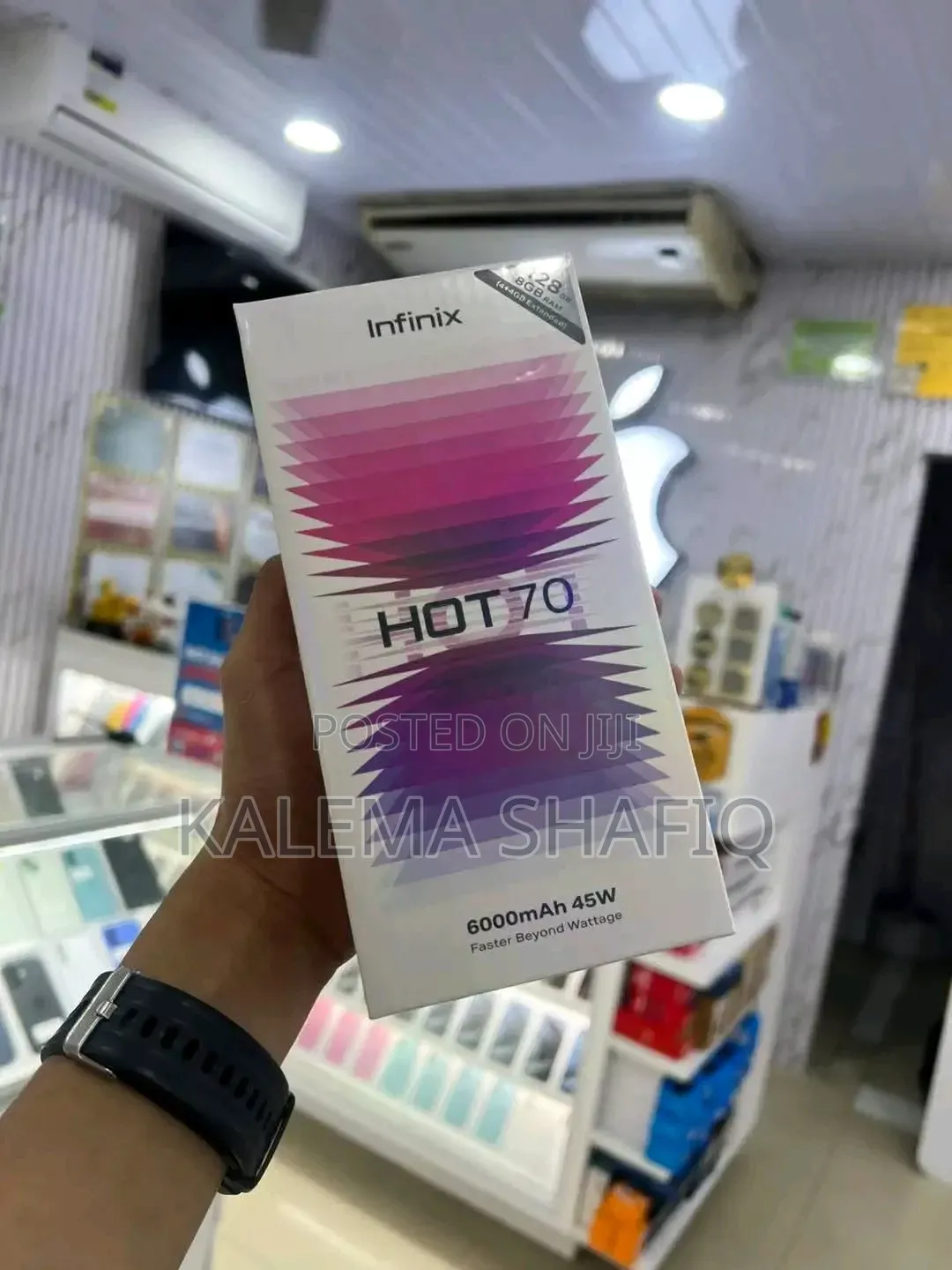 New Infinix Hot 70 128 GB Black