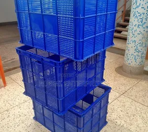 Big Plastic Crate ~ Blue