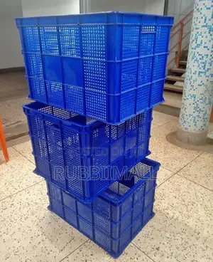 Big Plastic Crate ~ Blue