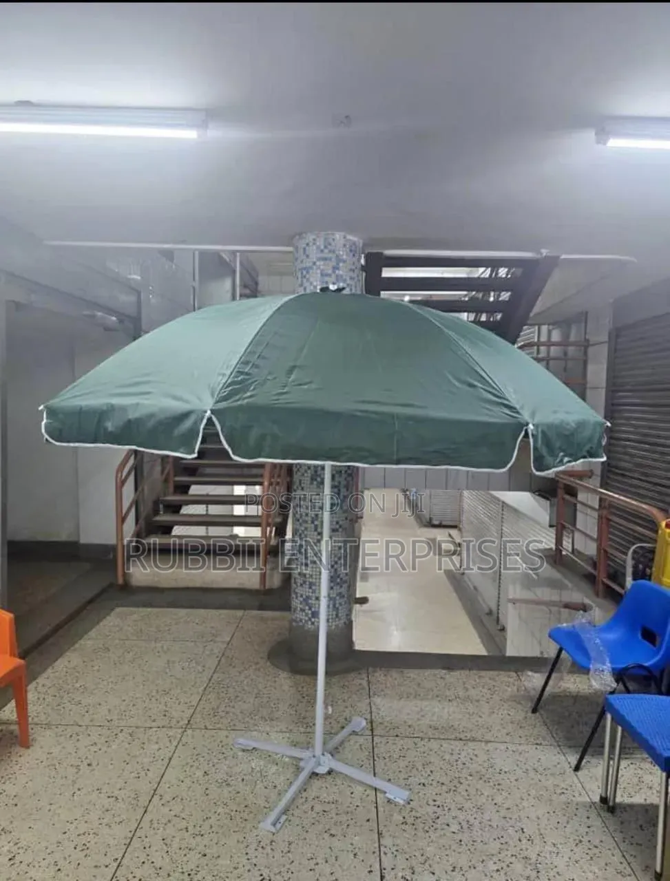 Patio Umbrella With Base ~ Round