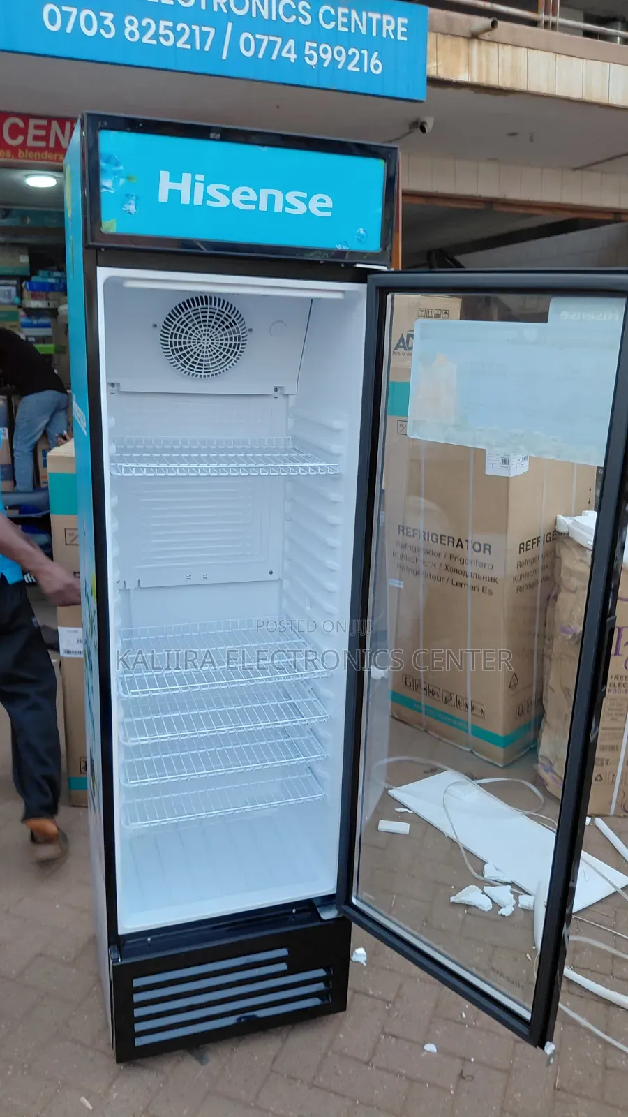 Hisense Display Fridge 370l