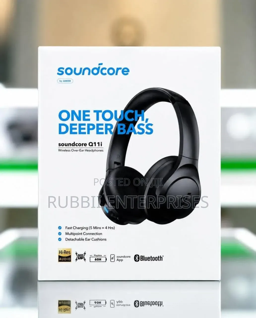 Anker Soundcore Q11i Wireless Over-Ear Headphones.