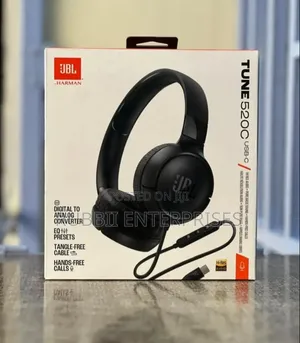 JBL Tune 520C USB-C Wired on-Ear Headphones