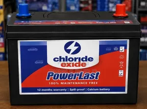 65Ah Chloride Exide NS70MFL PowerLast Maintenance Free Car Battery