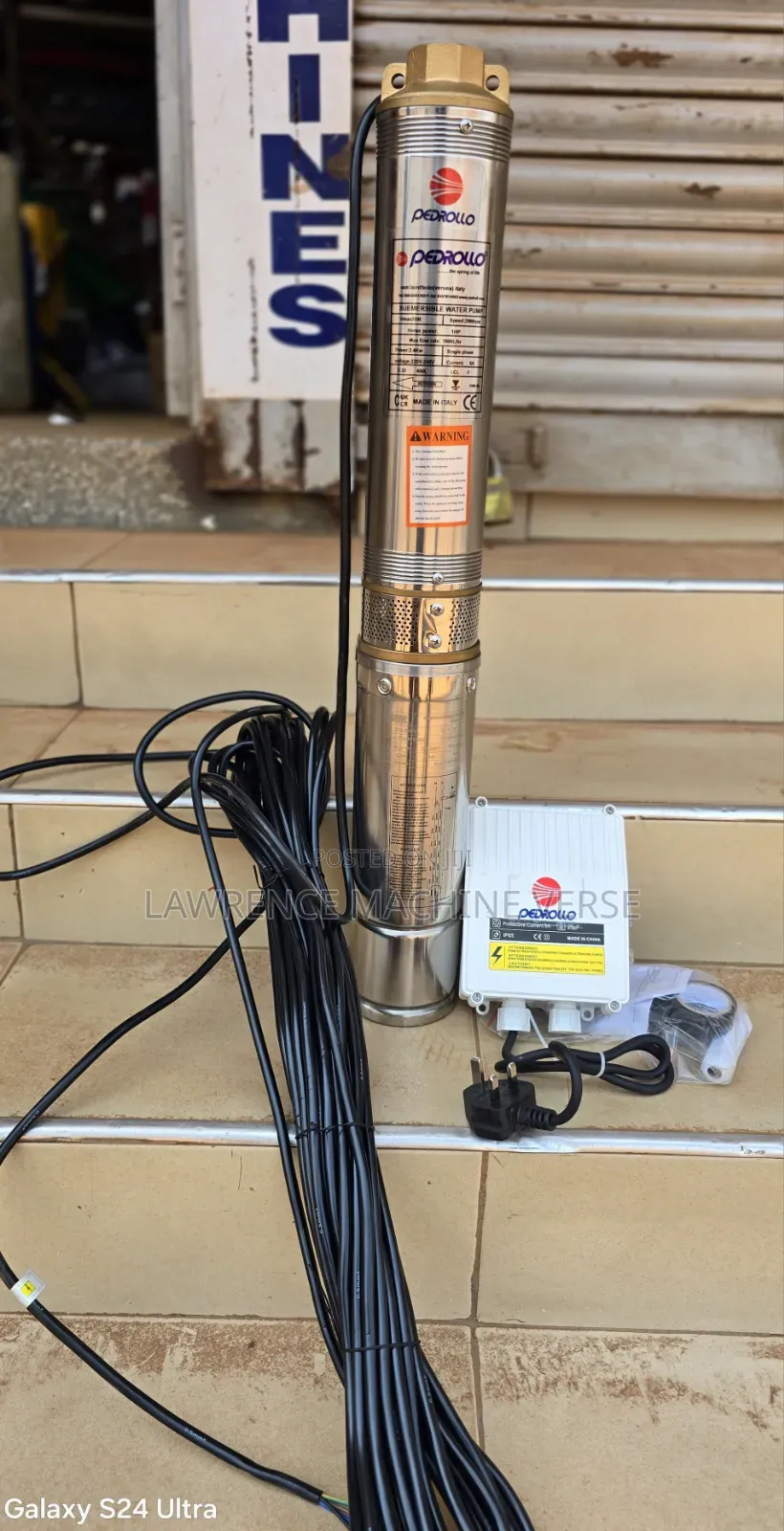 Submersible Water Pump 70m Pedrolla