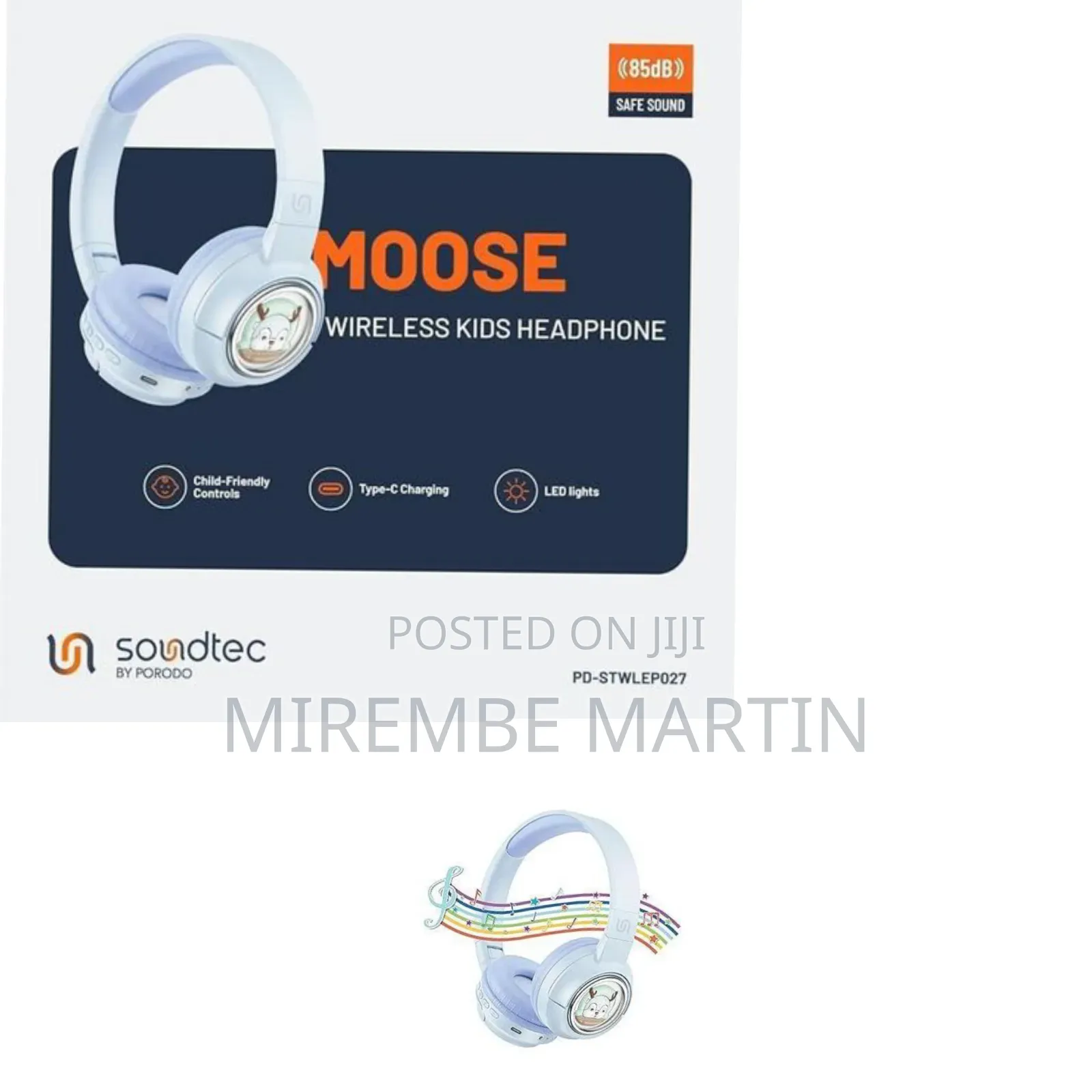 Soundtec Moose Wireless Kids Headphones
