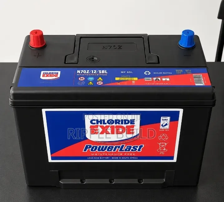 70Ah Chloride Exide N70ZMF PowerLast Maintenance Free Car Battery