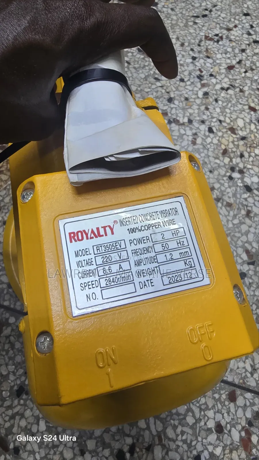 Concrete Vibrator 2HP Electric