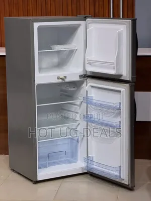 ADH 108 Litres Double Door Refrigerator – Silver Fridge Freezer