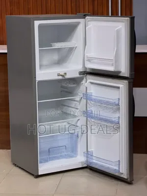 ADH 108 Litres Double Door Refrigerator – Silver Fridge Freezer