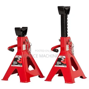Red Steel Jack Stands 3ton