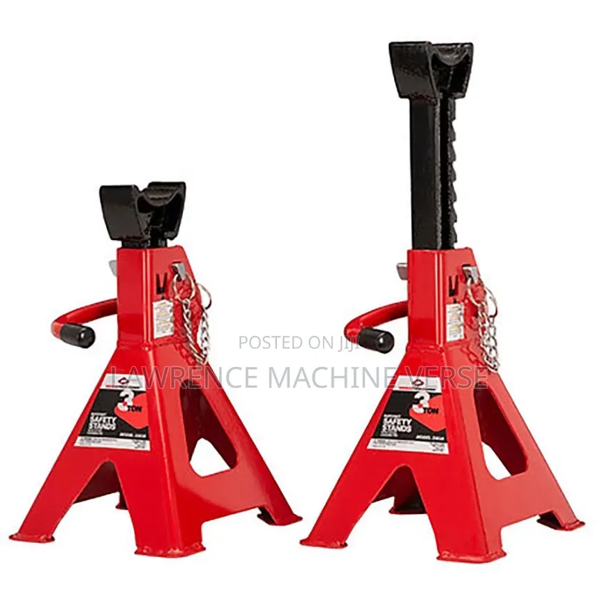 Red Steel Jack Stands 3ton