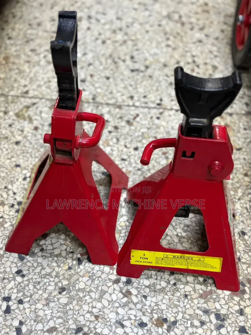 Red Steel Jack Stands 3ton