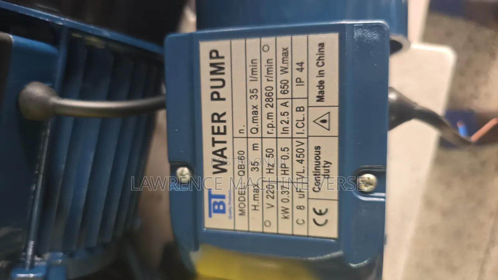 Surface Pump/ Booster 0.5HP 35 Meters
