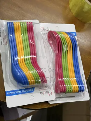 Multicolored Plastic Forks