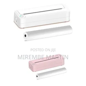 Portable Wireless Thermal Printer With Paper Roll