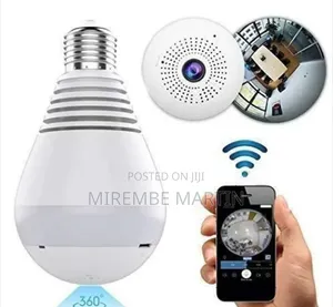 Panoramic Wireless Security Camera Light Bulb