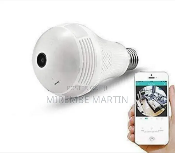 Panoramic Wireless Security Camera Light Bulb