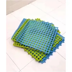 Non Slip Bathroom Floor Rubber Mat for Toilet Kitchen Swimming (4pc)