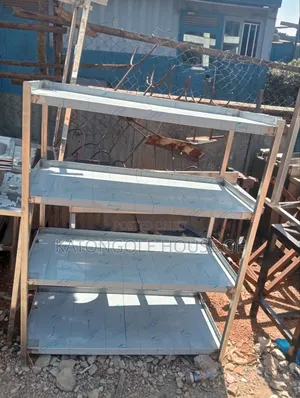 Stainless Steel Rack With Four Shelves