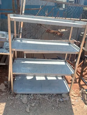 Stainless Steel Rack With Four Shelves
