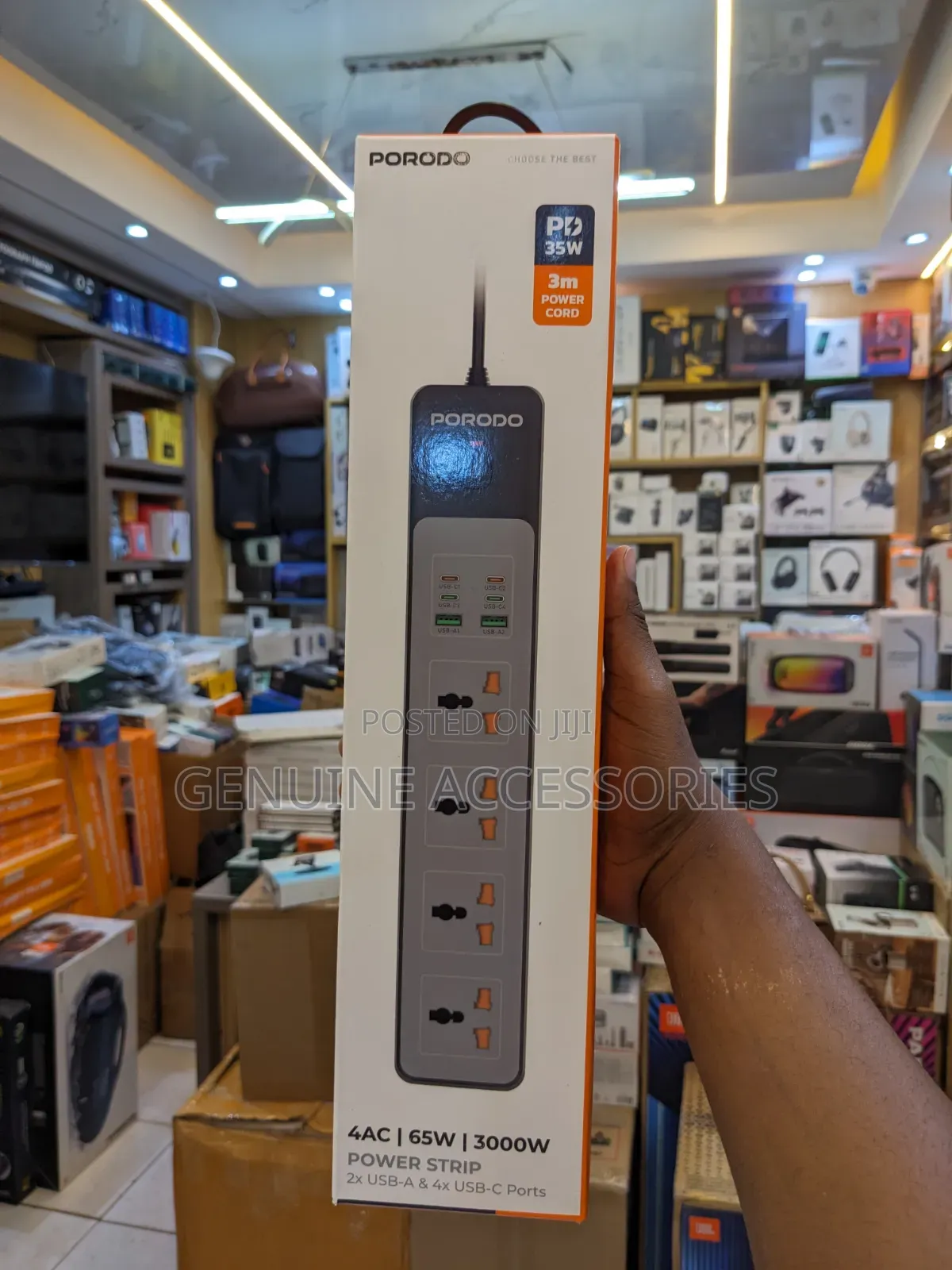 Porodo 4AC Power Socket Extension