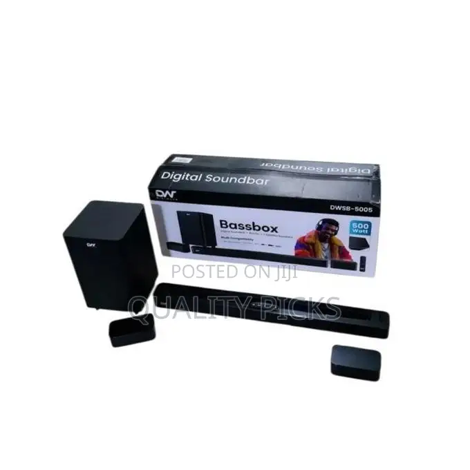 Digiwave DWSB5005 5.1 Channel Wireless Big Sound Bar