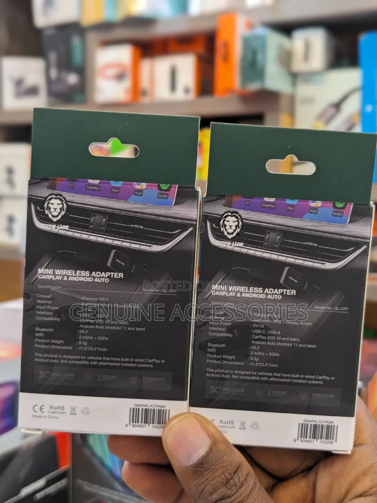 Green Lion Mini Wireless Adapter Carplay