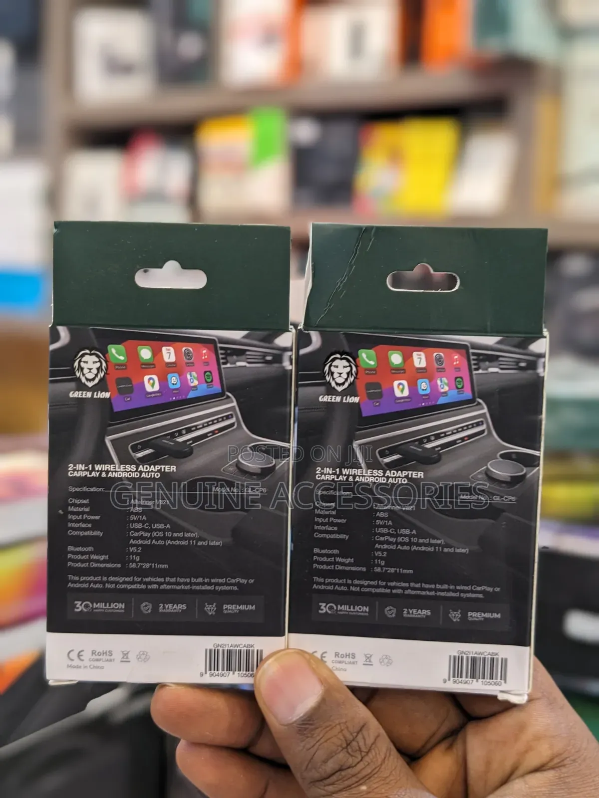 Gren Lion 2in1 Wireless Adapter Carplay