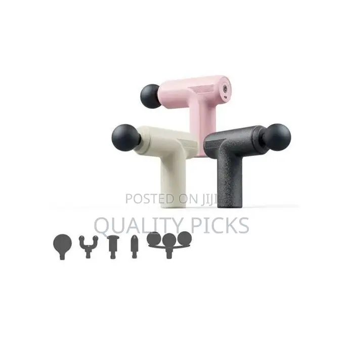 1 Piece of 5-in-1 Portable Percussive Therapy Fascial Massage Gun