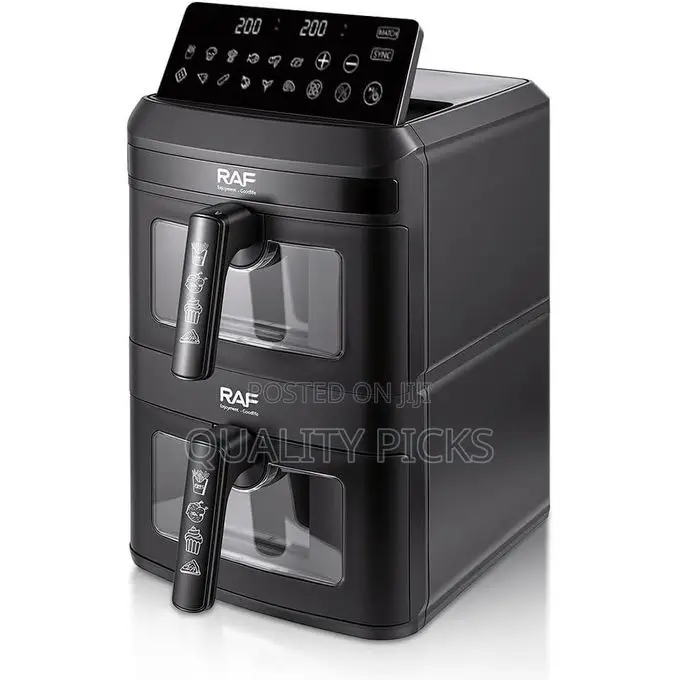 Air Fryer With Double Basket, 14 L, 2800