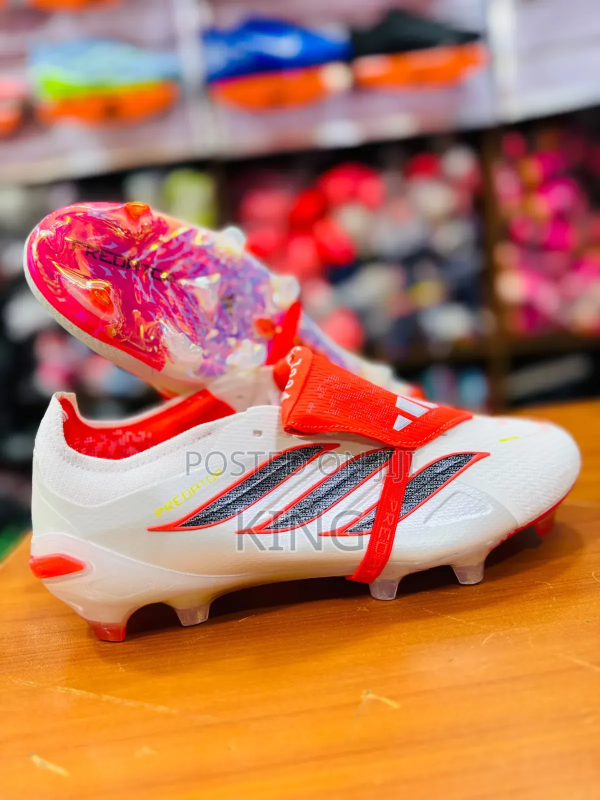 Adidas Predator Elite Fold- Over Tongue Firm Ground Boots in a Cloud