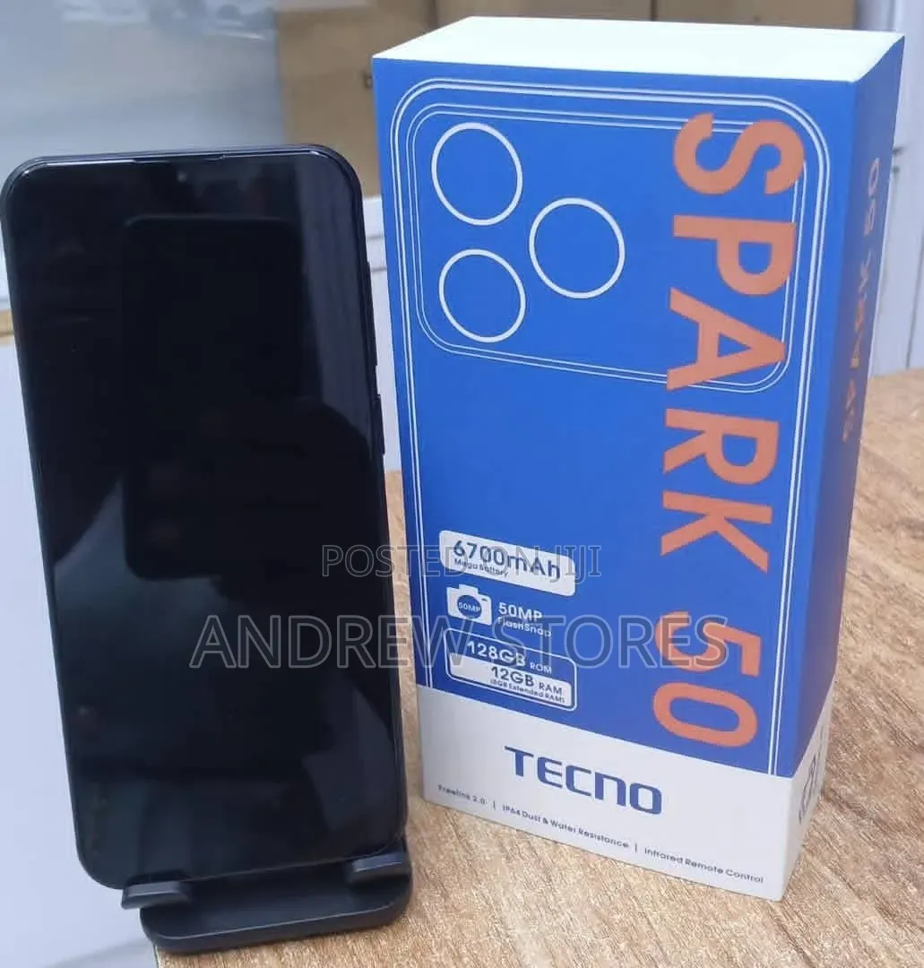 New Tecno Spark 50 128 GB Blue