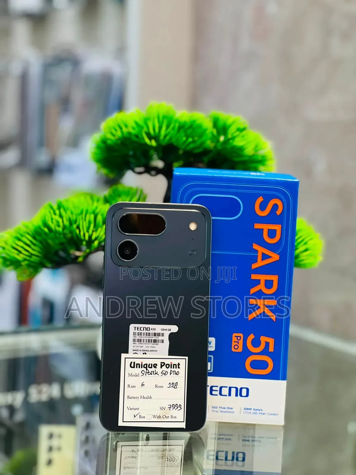 New Tecno Spark 50 Pro 256 GB Black