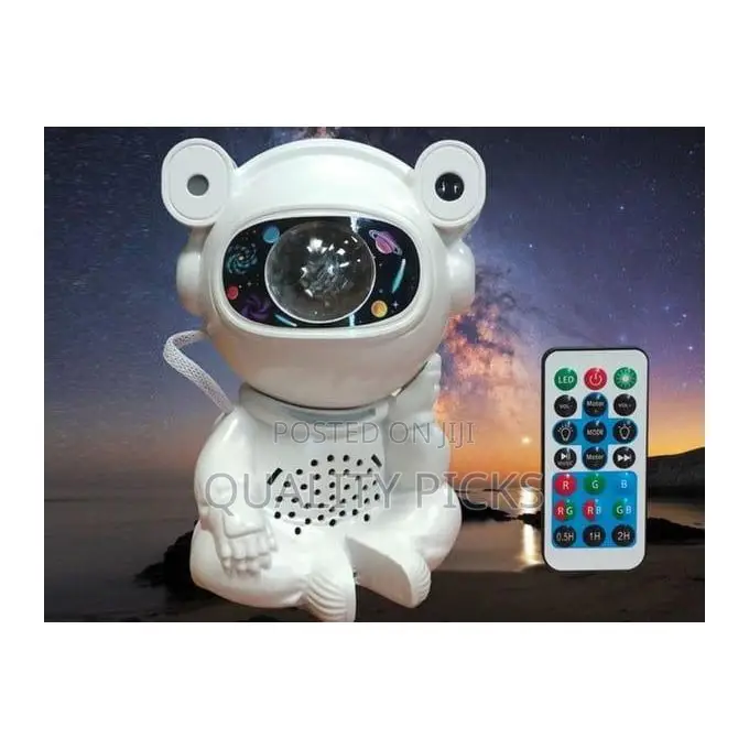 Sitting Astronaut Galaxy Projector With Remote