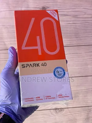 New Tecno Spark 40 256 GB Black