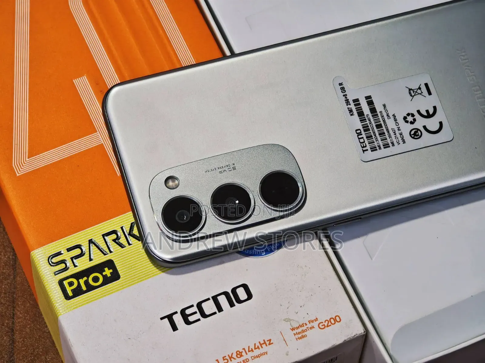New Tecno Spark 40 Pro+ 256 GB White