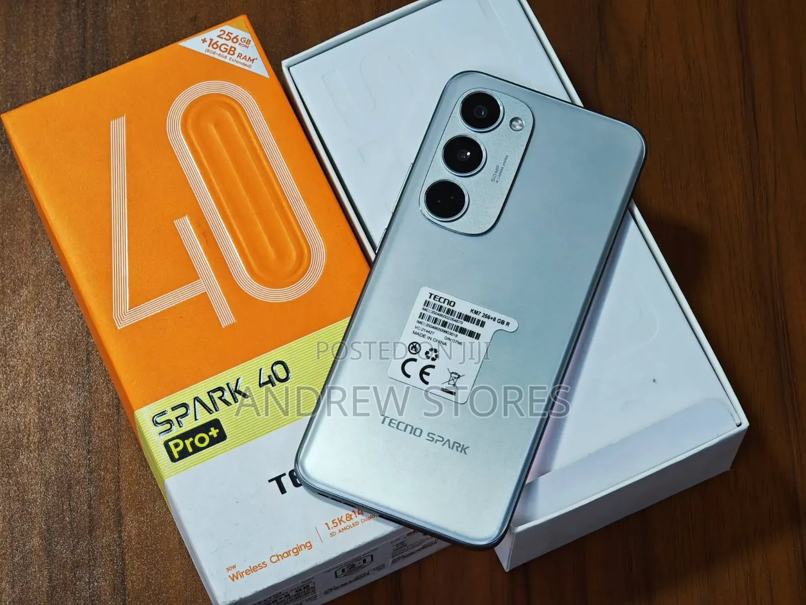 New Tecno Spark 40 Pro+ 256 GB White