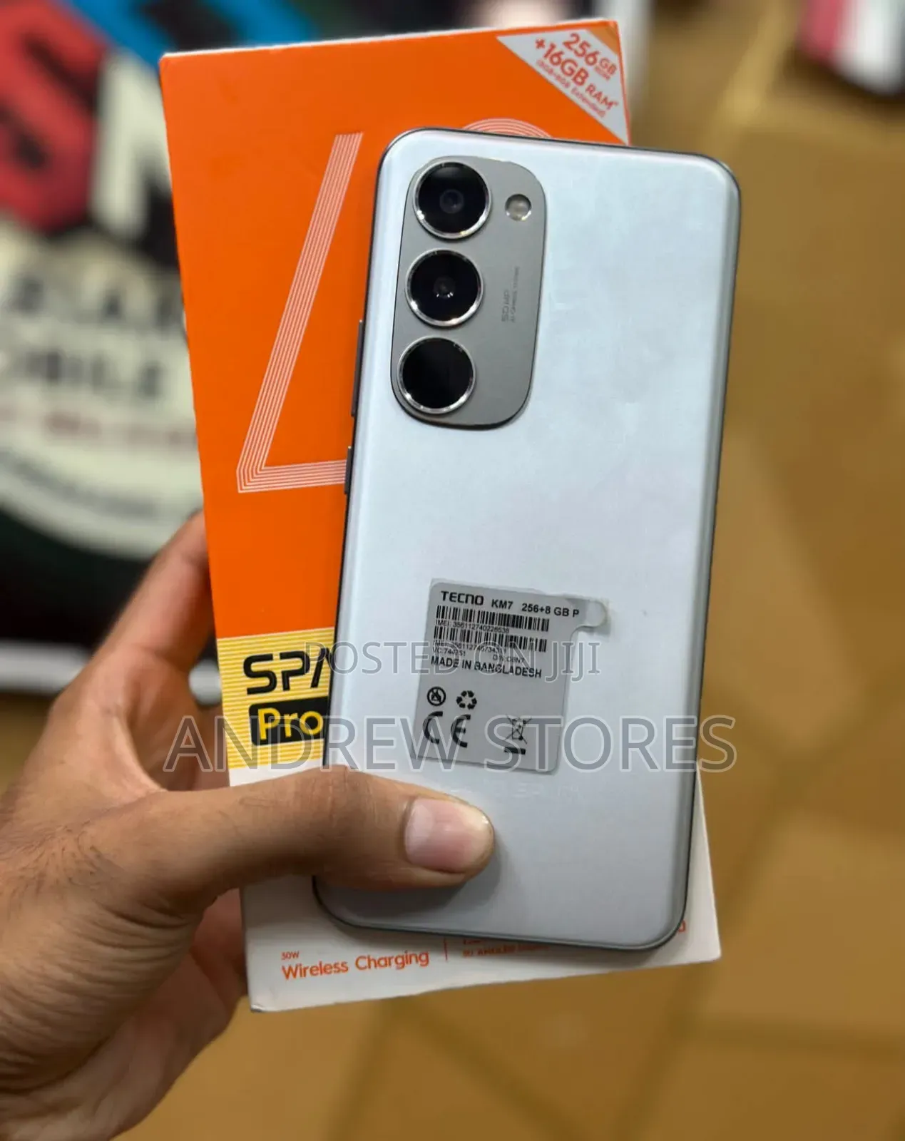 New Tecno Spark 40 Pro+ 256 GB Gray