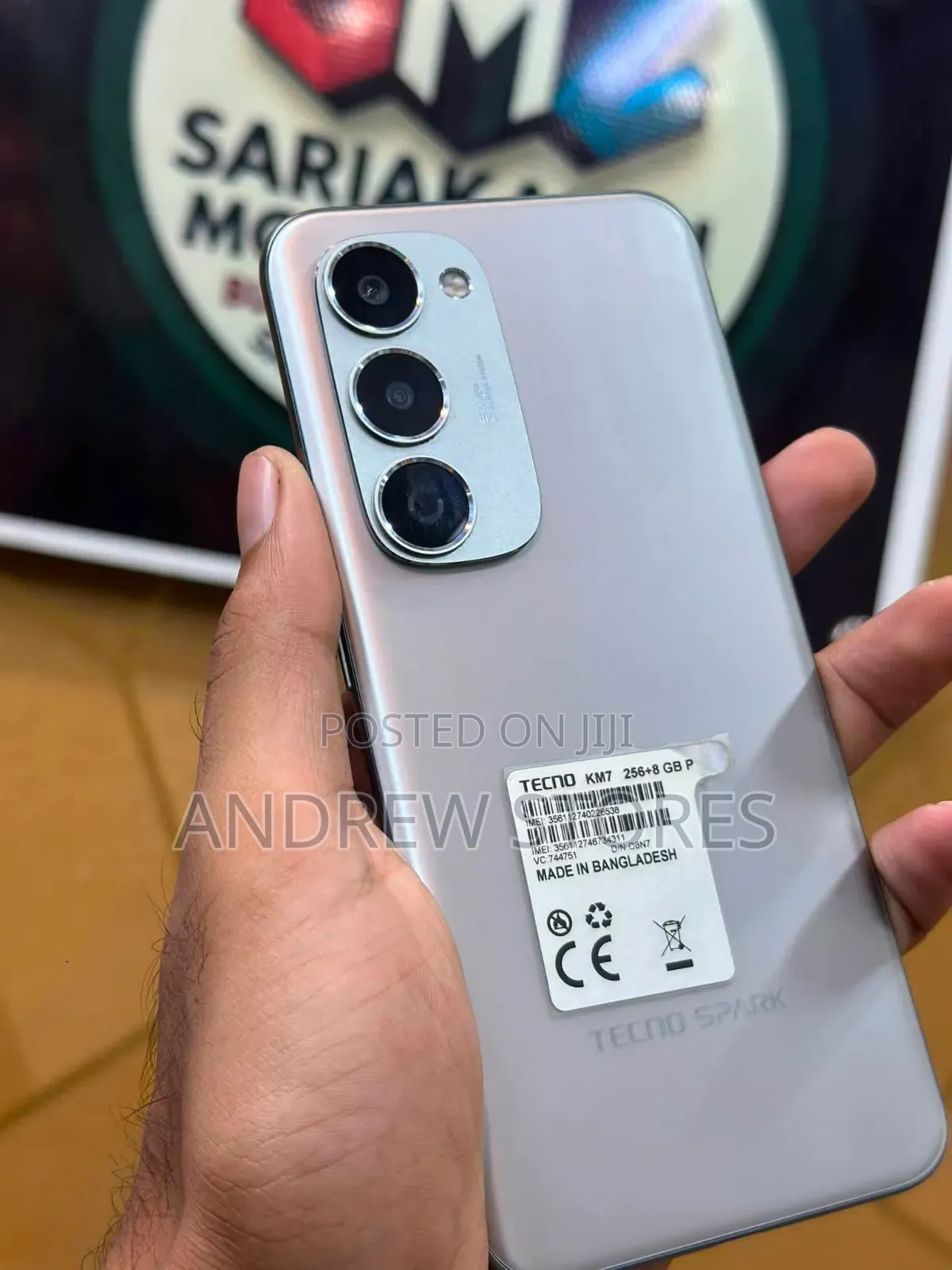New Tecno Spark 40 Pro+ 256 GB Gray