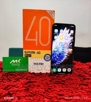 New Tecno Spark 40 Pro+ 256 GB Black