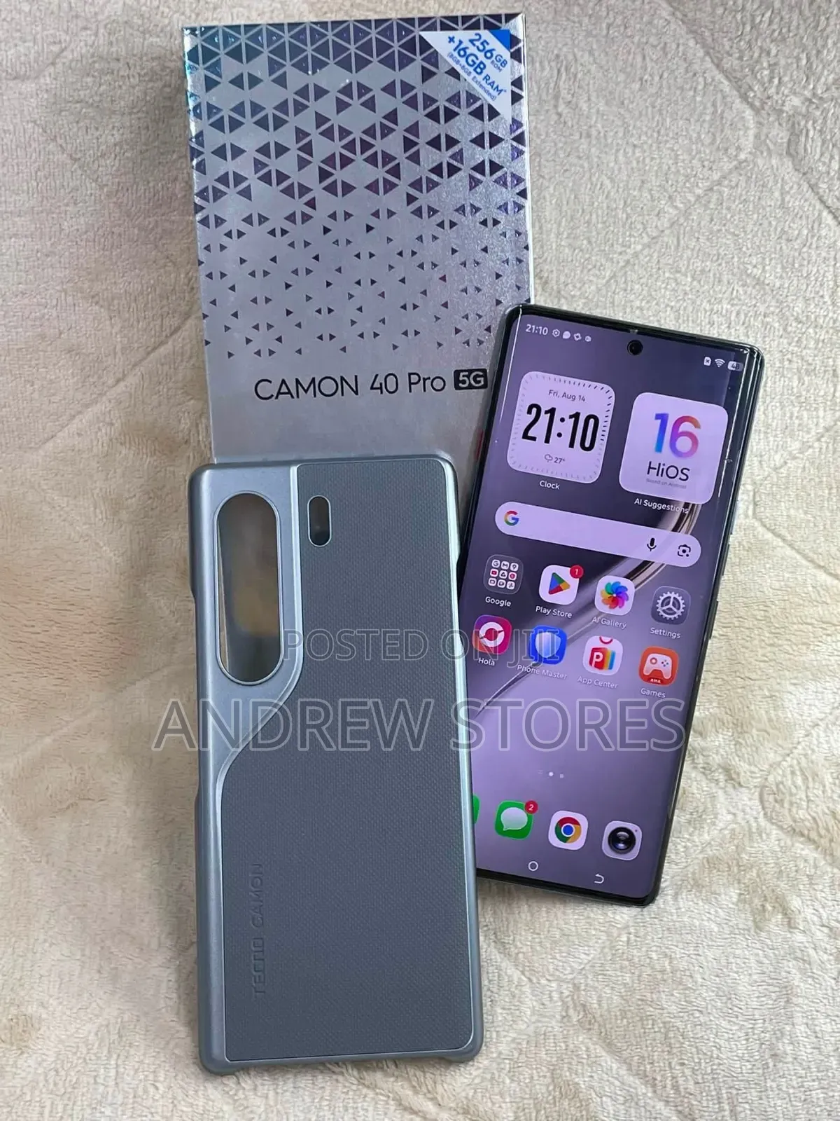New Tecno Camon 40 Pro 5G 256 GB Gray