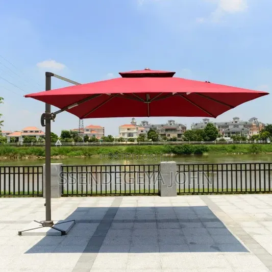 3-Meter Square Cantilever Offset Patio Umbrella