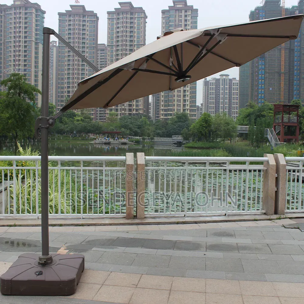 3-Meter Square Cantilever Offset Patio Umbrella