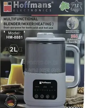 Hoffmans HM-8881 Is a 4-in-1 Digital Multifunctional Heating Blender