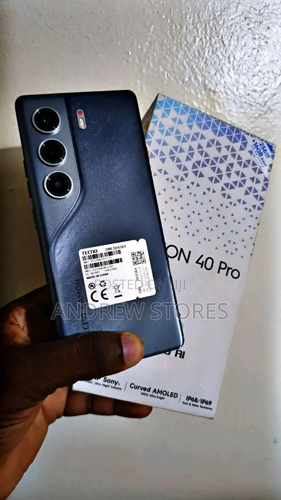 New Tecno Camon 40 Pro 4G 256 GB Silver