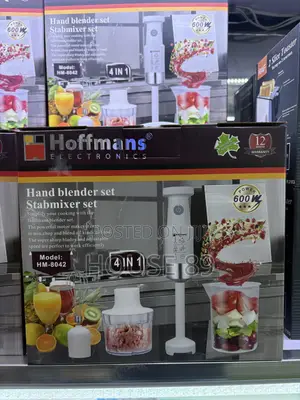 Hoffmans HM-8042 4-in-1 Hand Blender Set