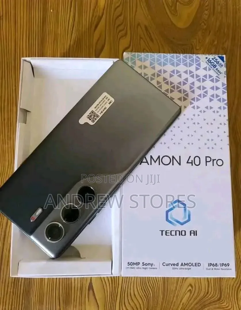 New Tecno Camon 40 Pro 4G 256 GB Gray