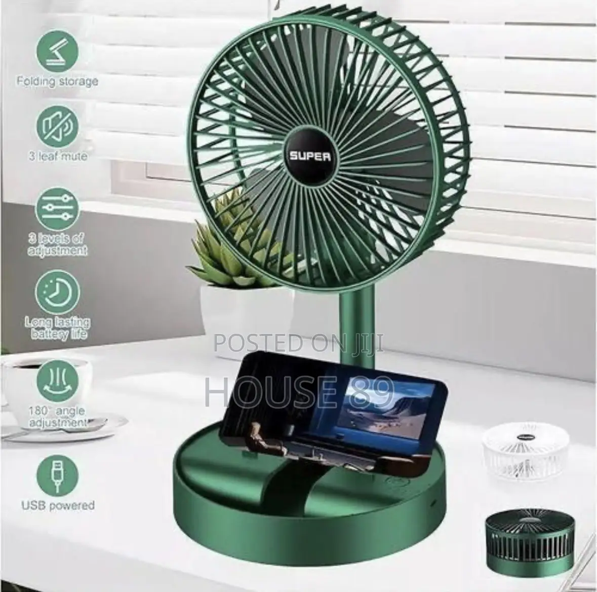 Super Portable Folding Storage Fan