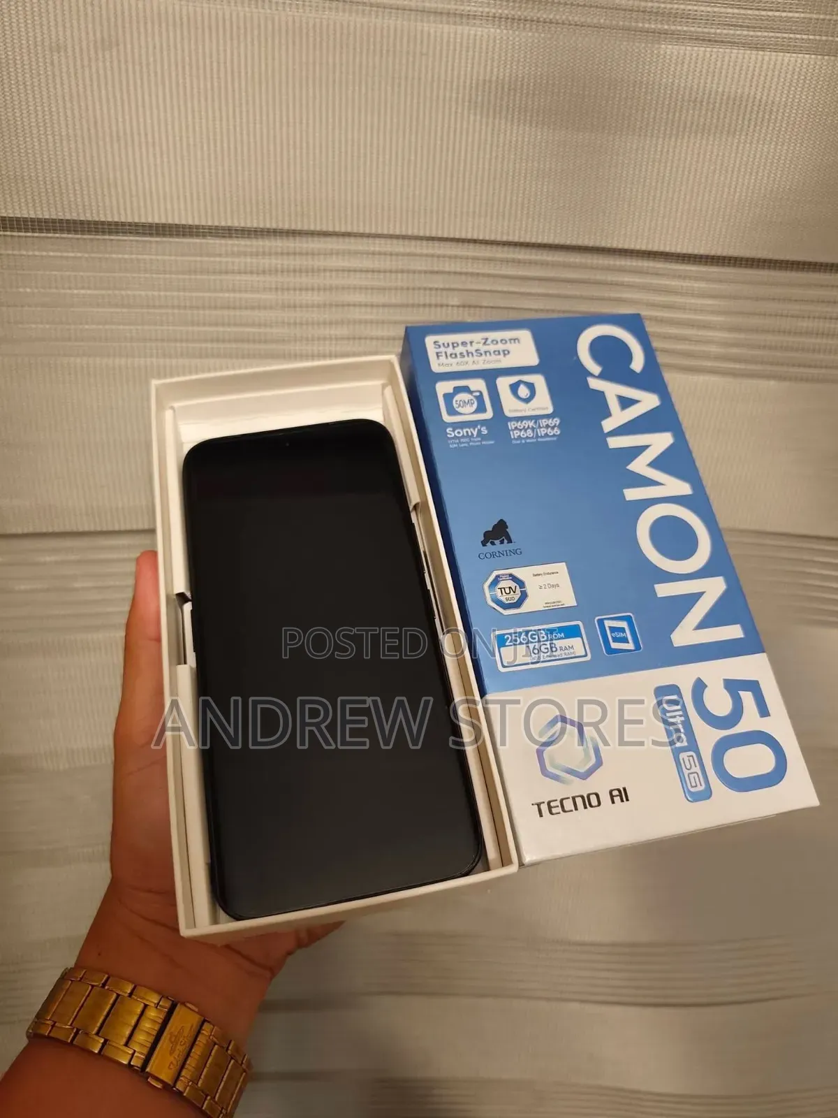 New Tecno Camon 50 Ultra 512 GB Black